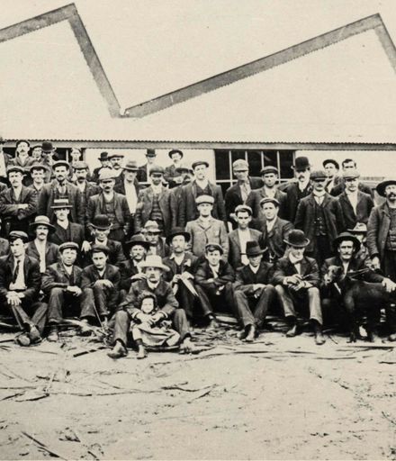 Employees of A & L Seifert's Flax-dressing Co. Ltd., Miranui, c.1910