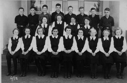 Foxton School, Secondary Class 6 (?), 1952