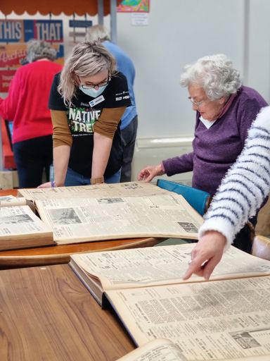 Libraries Horowhenua outreach to the Levin Baptist Adult Day Centre
