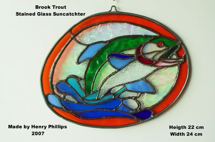 Stained Glass Brook trout