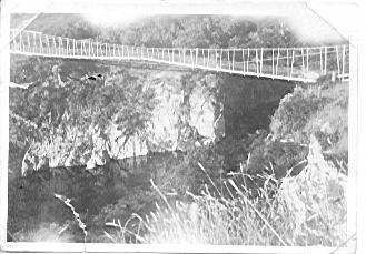 Suspension Bridge, Otaki Gorge