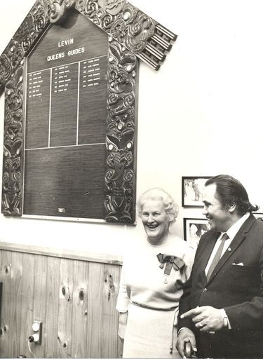 Honours Board, Levin Girl Guides, 1971
