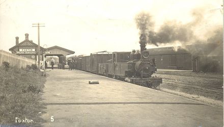 Foxton Railway Station, c.1910