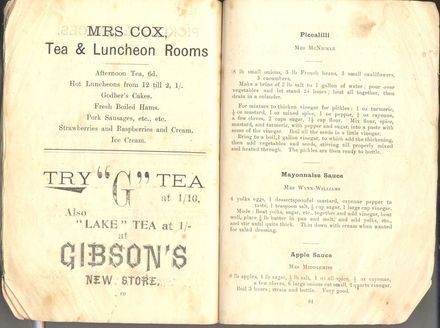 Pages 80 and 81 - Horowhenua Cookery Book - Resource cover image