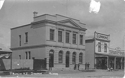 Bank of New Zealand & Gunning General Store, Shannon