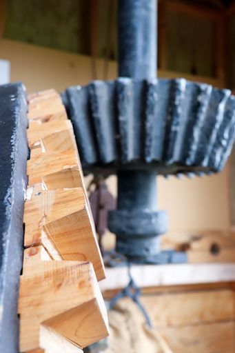 Details of the Poroutawhao Flour Mill - 1850's replica