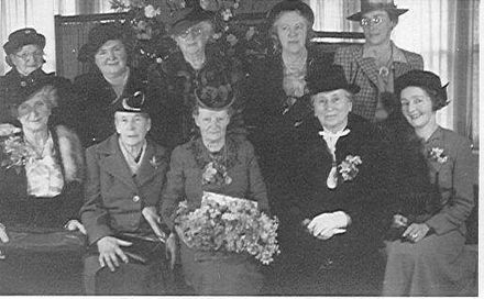 Miss Bowen with a Group of Levin women