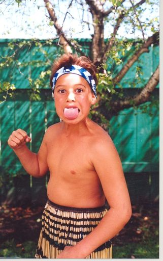 Tim Apiata, Foxton School Kapahaka member, 1996