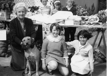Mrs Aitken and Five young S.P.C.A. Supporters, 1969