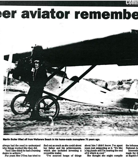 Pioneer Aviator remembered