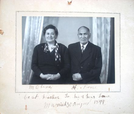 Mrs M.C. & Mr Harry Pene of Koputaroa