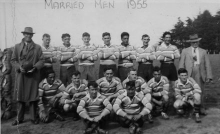 Foxton Married Men's Rugby Team 1955