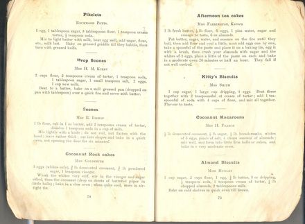 Pages 74 and 75 - Horowhenua Cookery Book