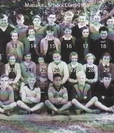 Manakau School Class 1958