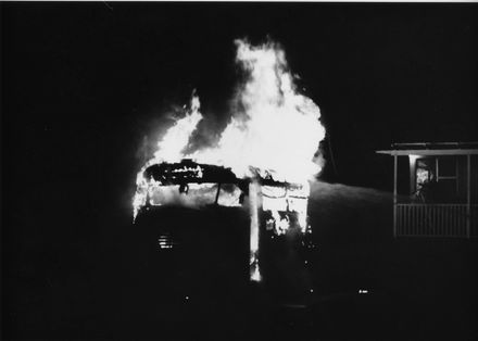 Foxton Beach School Bus Fire