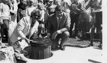 Time Capsule at Foxton Tram Station