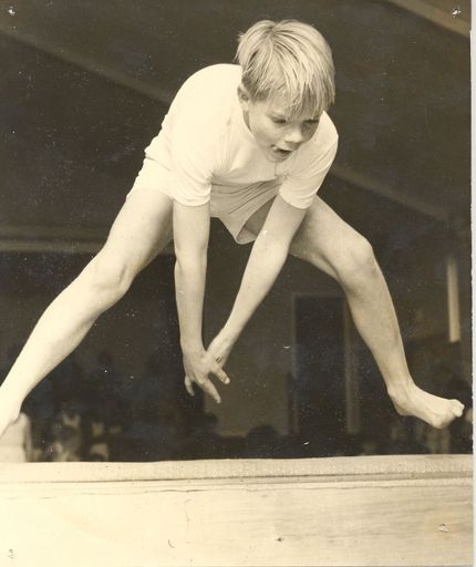 Richard Williams vaulting at Gymnastics Festival - Resource cover image