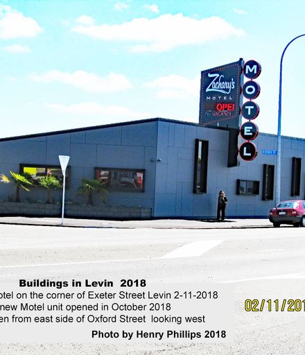 Zachary’s Motel on the corner of Exeter Street Levin 2-11-2018