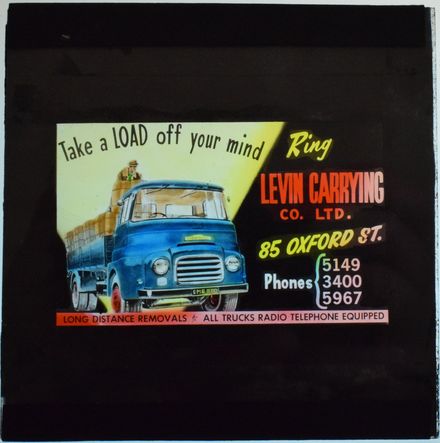 Levin Carrying Company Limited- Cinema Advertising Slide - Resource cover image