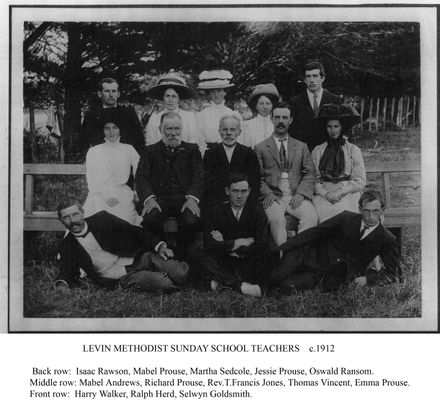 LEVIN METHODIST SUNDAY SCHOOL TEACHERS  c.1912 - Resource cover image