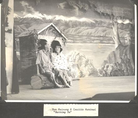 Ron Meinung and Cecilia Hurinui - of the show "Butting In", 1959