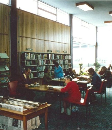 Interior, Levin Public Library, 1975