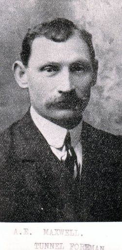 Mr A.E. Maxwell (tunnel foreman), second tunnel victim, 1922
