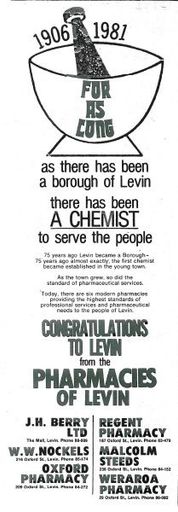 Pharmacies of Levin ad - Resource cover image