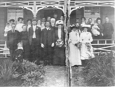 Wedding - Walter Scott & Lottie Nisbet, 1910
