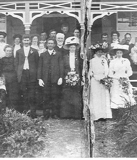 Wedding - Walter Scott & Lottie Nisbet, 1910