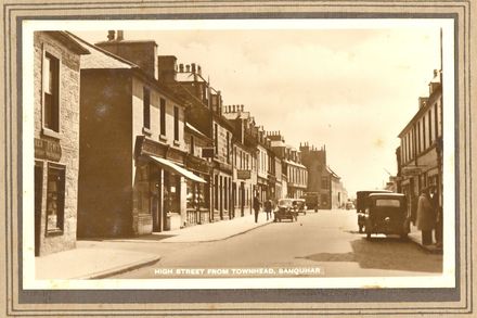 High Street from Townhead, Sanquhar
