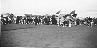 Aeroplane on Foxton Beach