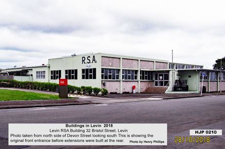 Levin RSA Building 32 Bristol Street, Levin 28-10-2018 Devon Street - Resource cover image