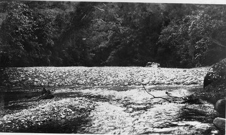 Weir at the Water Supply Intake