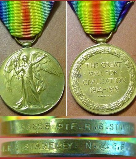 Robert George STAVELEY medals found on e-bay