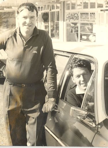 Mr Winstanley & Mr Robertson, sponsored car rally - Resource cover image