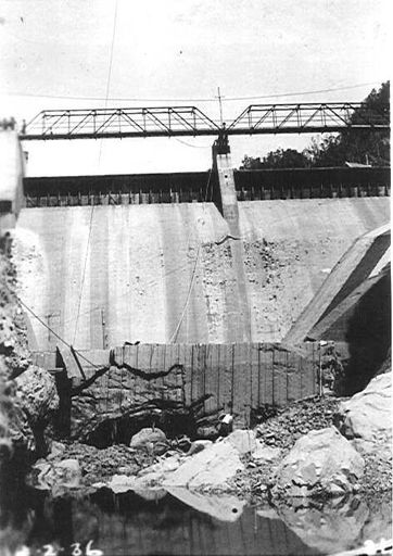 Flood Damage, Mangahao No.1 Dam, 1936