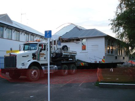 Old Courthouse Rear Building on truck