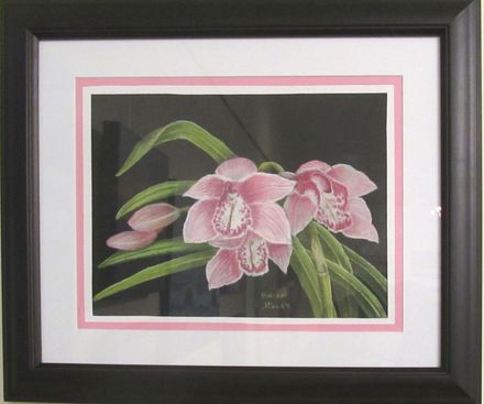 Pink Orchids by Brian Haley Pastel $125 - Resource cover image