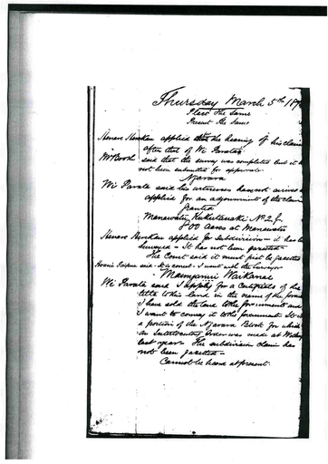 Otaki Maori Land Court Minutebook 2 - 5 March 1874 - Resource cover image