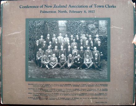 Conference of New Zealand Association of Town Clerks, 1927