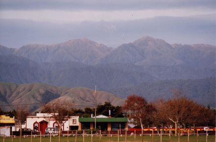 Tararua Ranges from Levin School Site