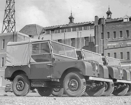 Land Rover I took to Santoft in August 1949