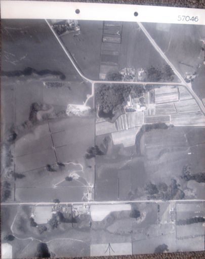 Aerial survey photograph (western Levin) 3rd 'track'