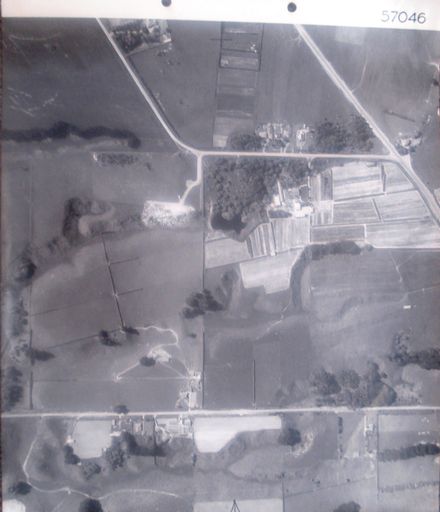 Aerial survey photograph (western Levin) 3rd 'track'