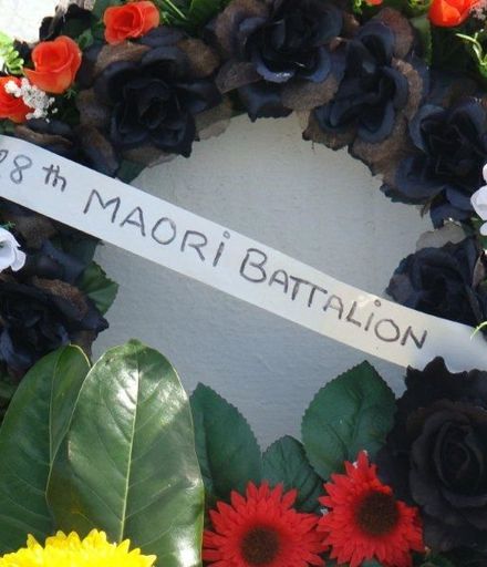 Wreath from the 28th Maori Battalion