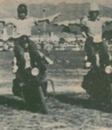 Despatch Riders (Don Rs) perform for 1956 jubilee crowd