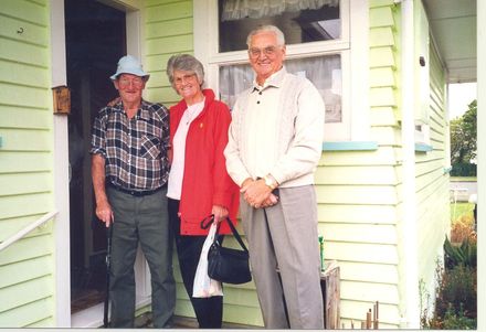 Jack Kingsbury with Joan & Bas, May 1999