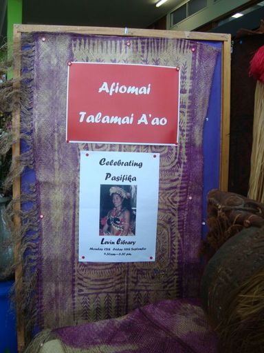 Pasifika poster, Levin Library