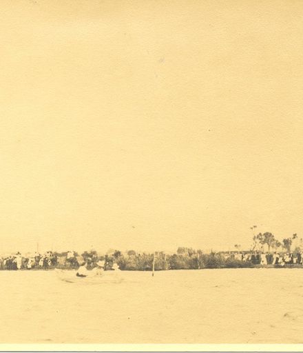 Boat race on Lake Horowhenua